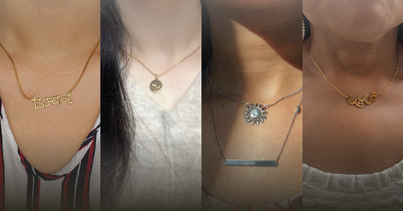 Why Desis rock nameplate jewelry