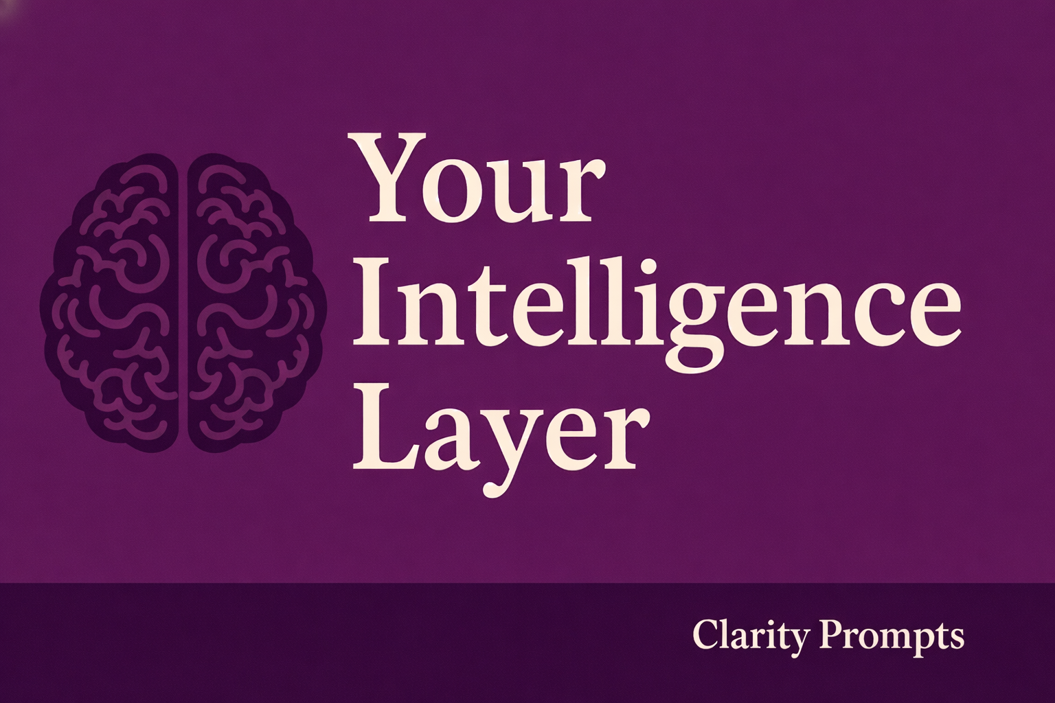 Issue #38 —  Building Your Intelligence Layer