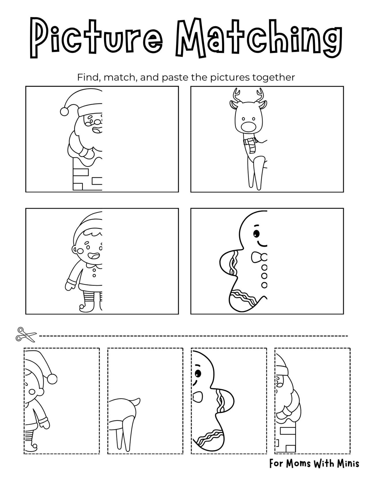 🎅 Match The Christmas Pictures