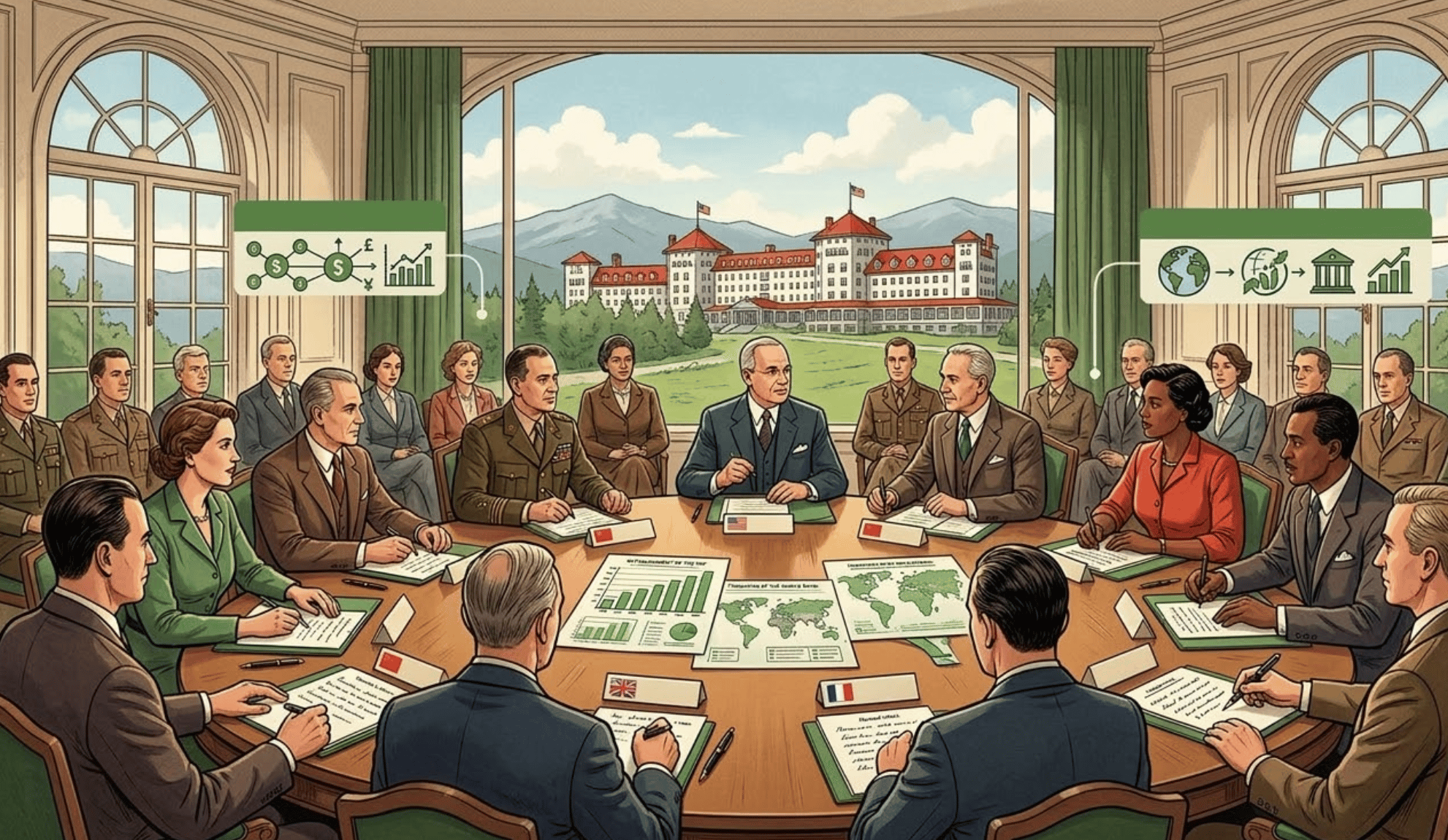 How Bretton Woods Crowned the Dollar