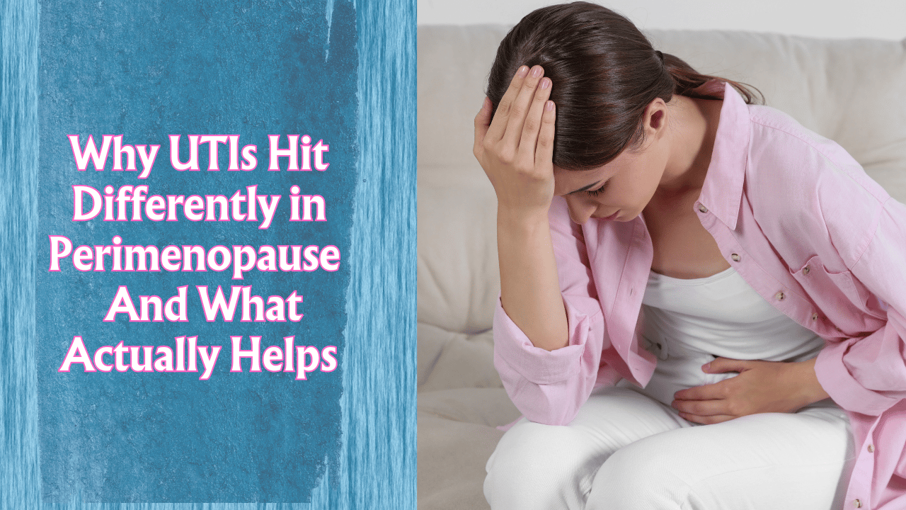 Why UTIs Hit Differently in Perimenopause - And What Actually Helps
