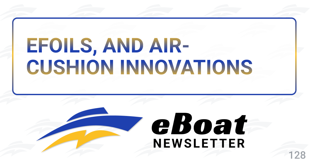 eFoils and Air Cushion Innovations