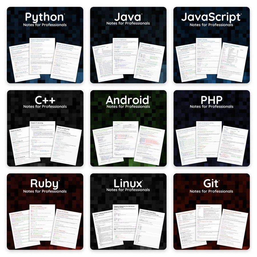 10000+ Pages FREE Programming Books