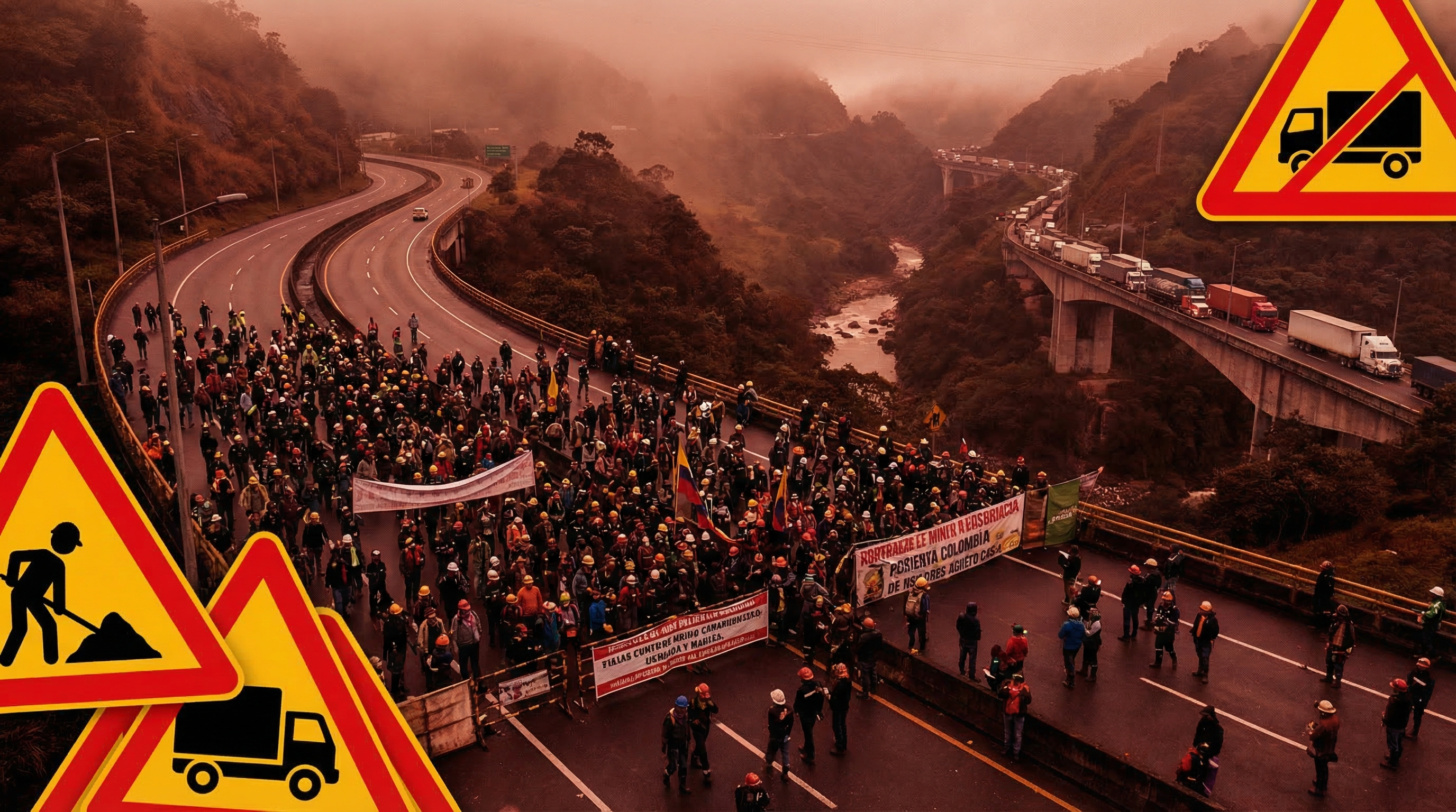 Novedades viales/logísticas Colombia - Jueves 19 - Marzo