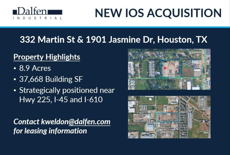 Industrial Outdoor Storage Deals - January 8, 2026