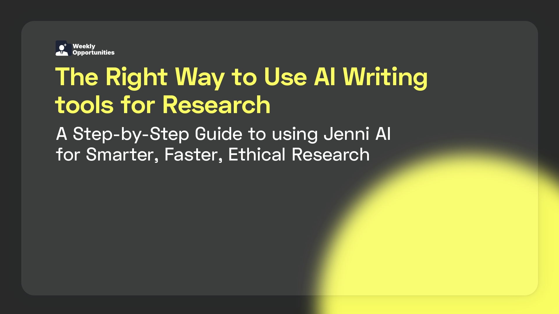The Right Way to Use AI Writing tools for Research