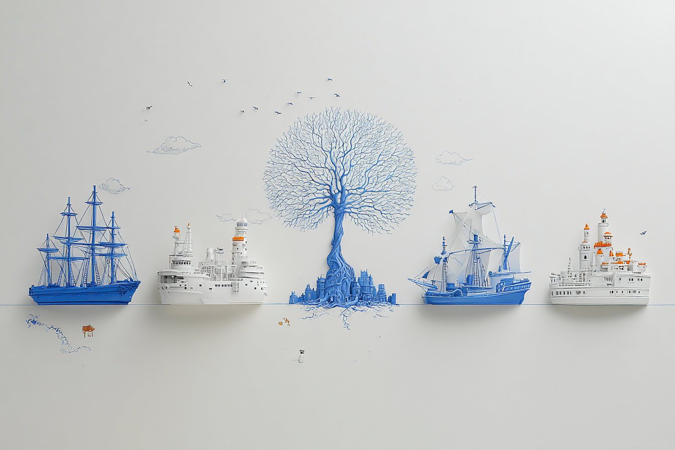 How Four Decommissioned Cruise Ships Become a Climate-Defense CityFrom Shelter to Self-Sustaining 18-Minute City (3)