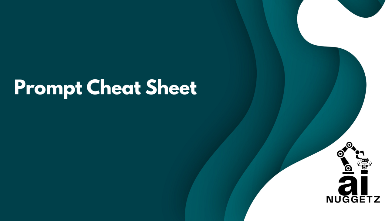 Chat GPT Prompt Cheat Sheet