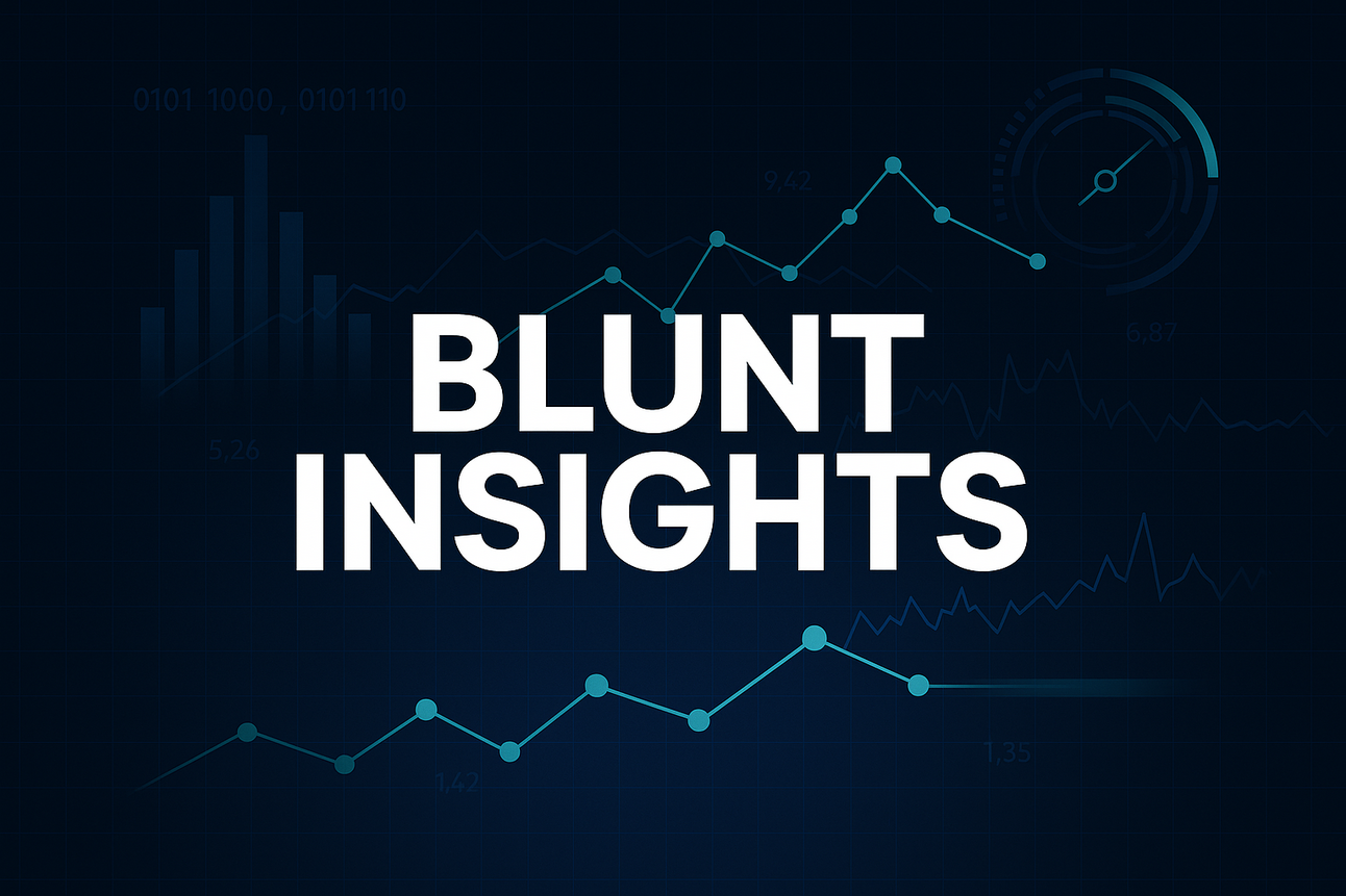 🧠 Blunt Insights | Speed Is Measured. Not Guessed.