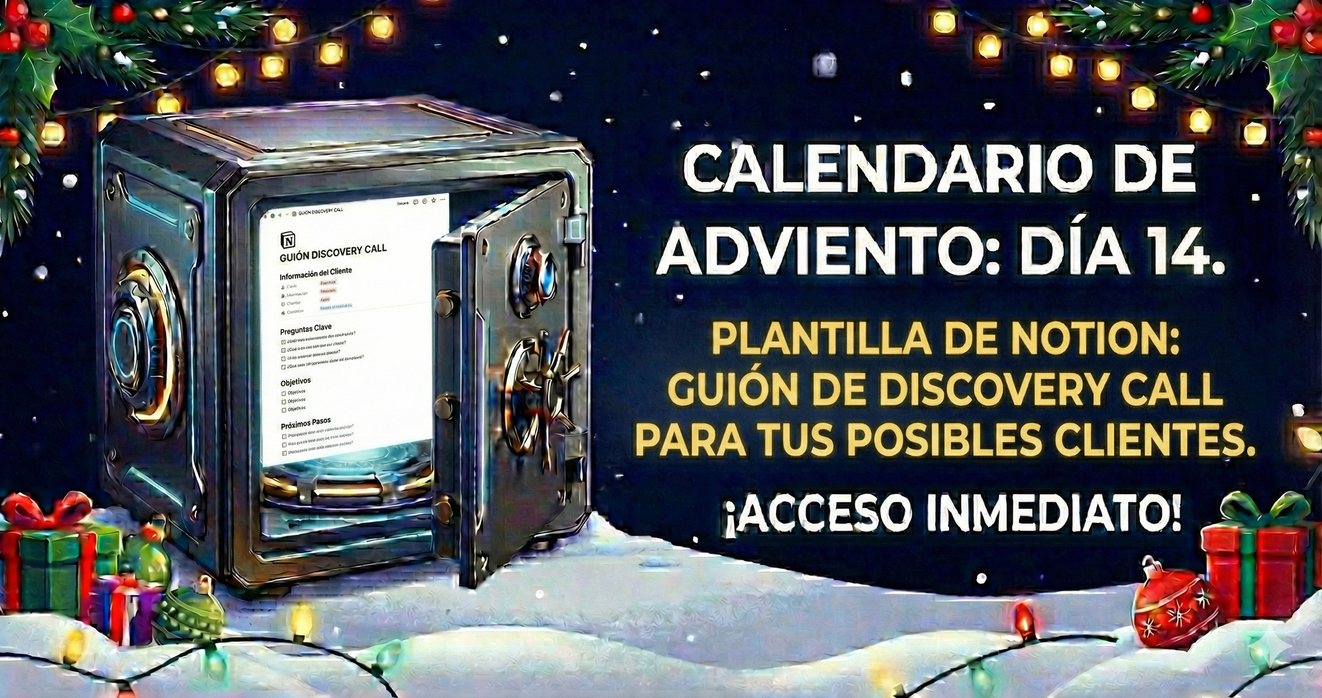 Día 14 - Calendario de Adviento