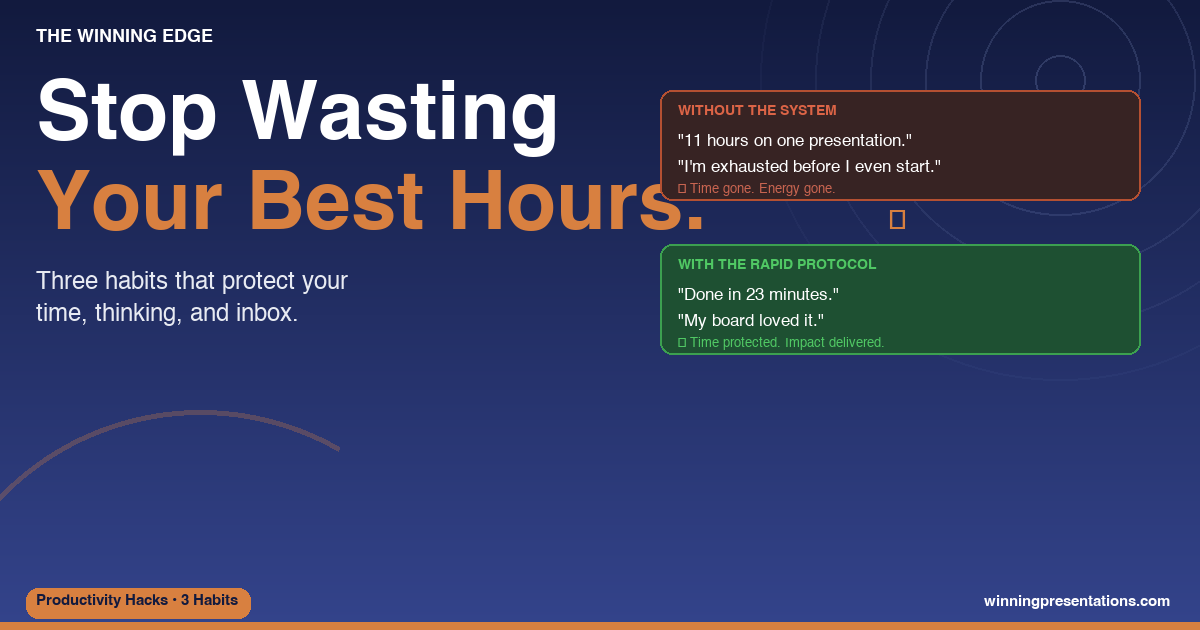 The 25-Minute Presentation System