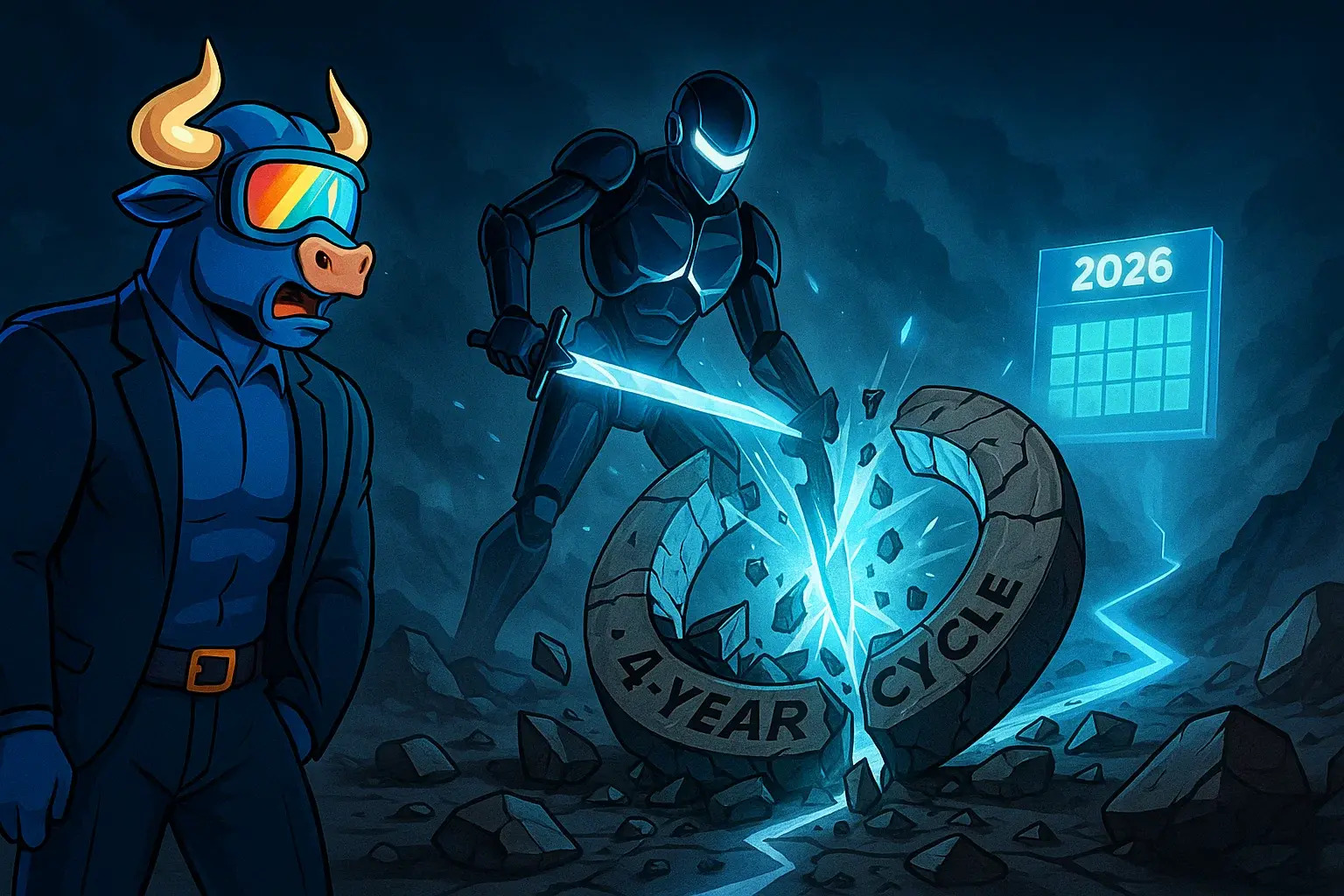 Comment l'IA a tué le cycle crypto de 4 ans 