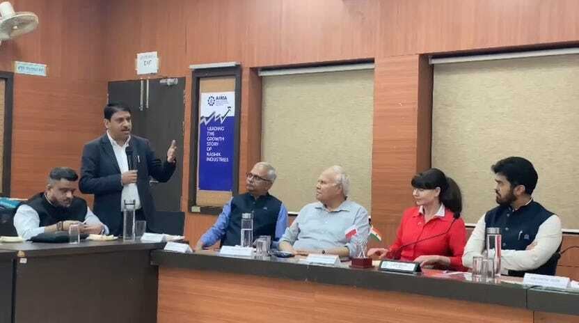 Shreekant Patil Outlines Vision for Nashik at MoU Meeting with PICC and AIMA Leaders