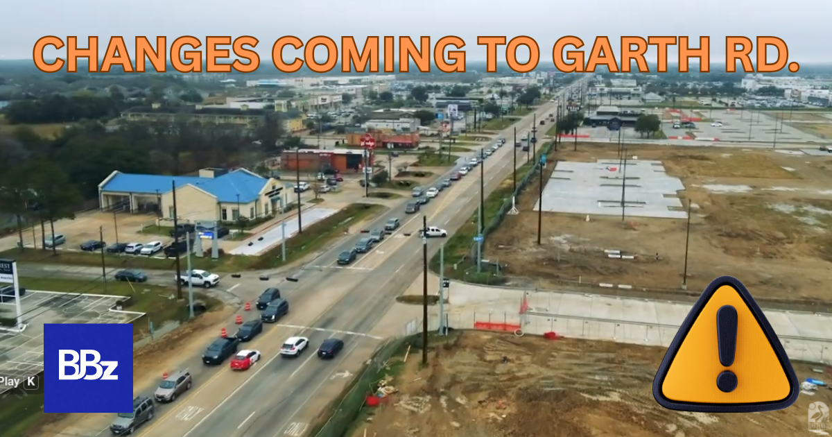 🚧 Garth Road Widening Project Ramps Up in Baytown