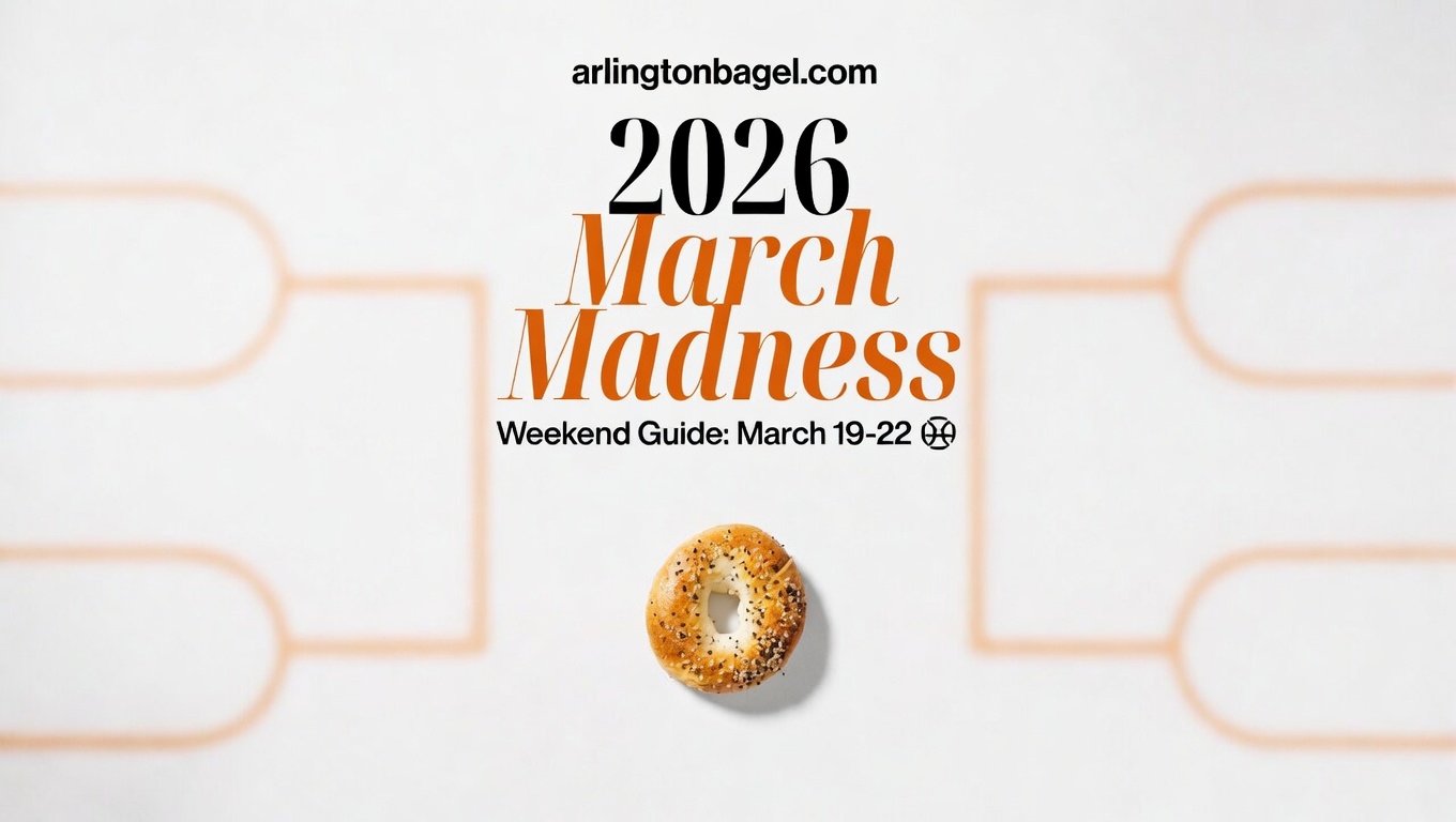 🥯 Your Weekend in ARL: March Madness Guide! (March 19-22) 🏀