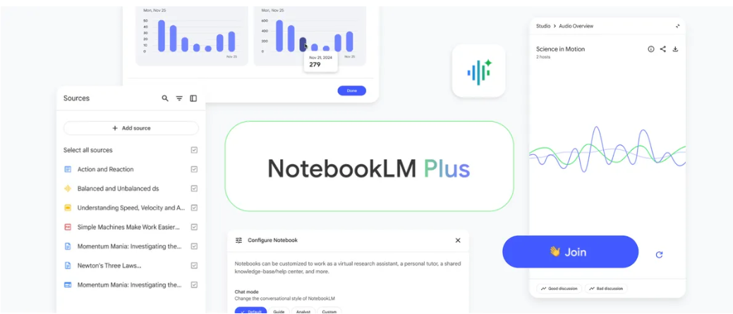 🎙AI Research Assistant NotebookLM Adds Voice Interaction, New Interface Design