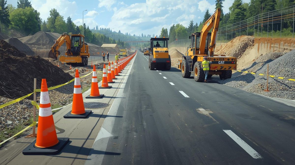 Road Construction near Kenston