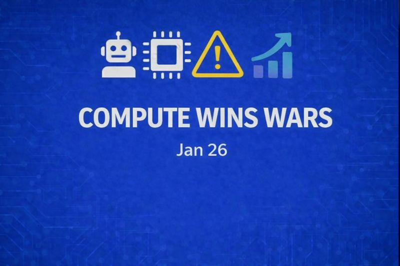 Compute Wins Wars