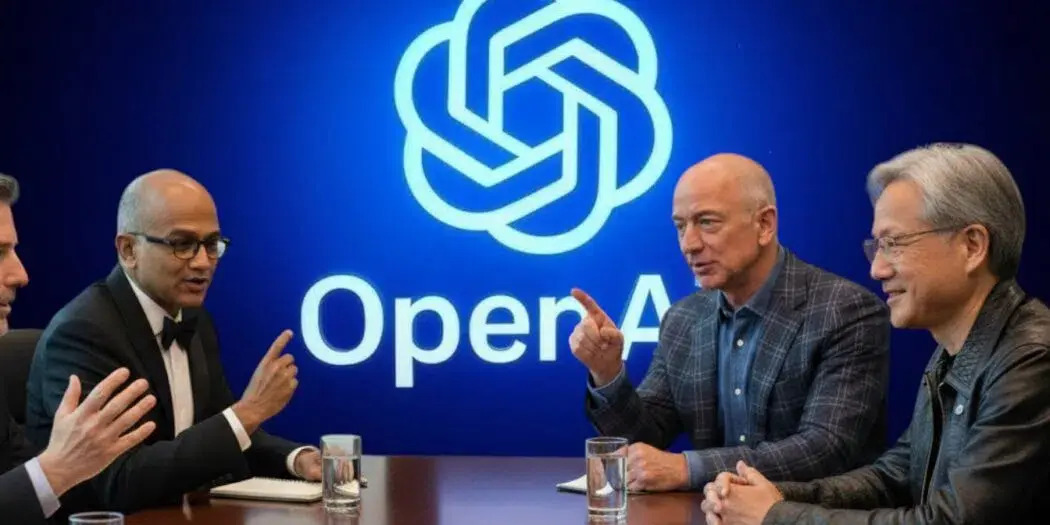 Nvidia, Amazon et Microsoft négocient un investissement de 60 milliards dans OpenAI