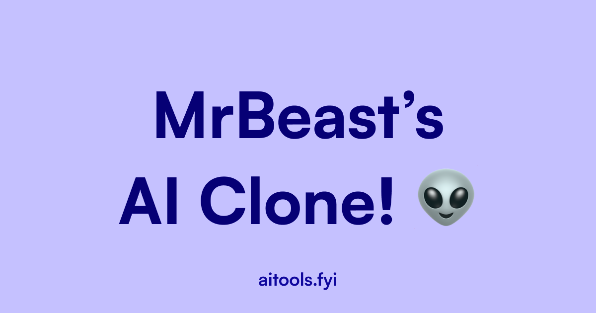 Double Trouble: Mr. Beast has an AI clone now!