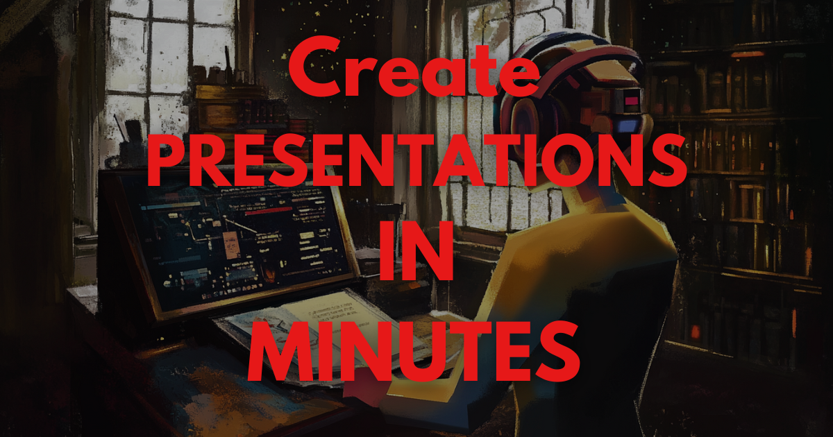Create persuasive presentations in minutes
