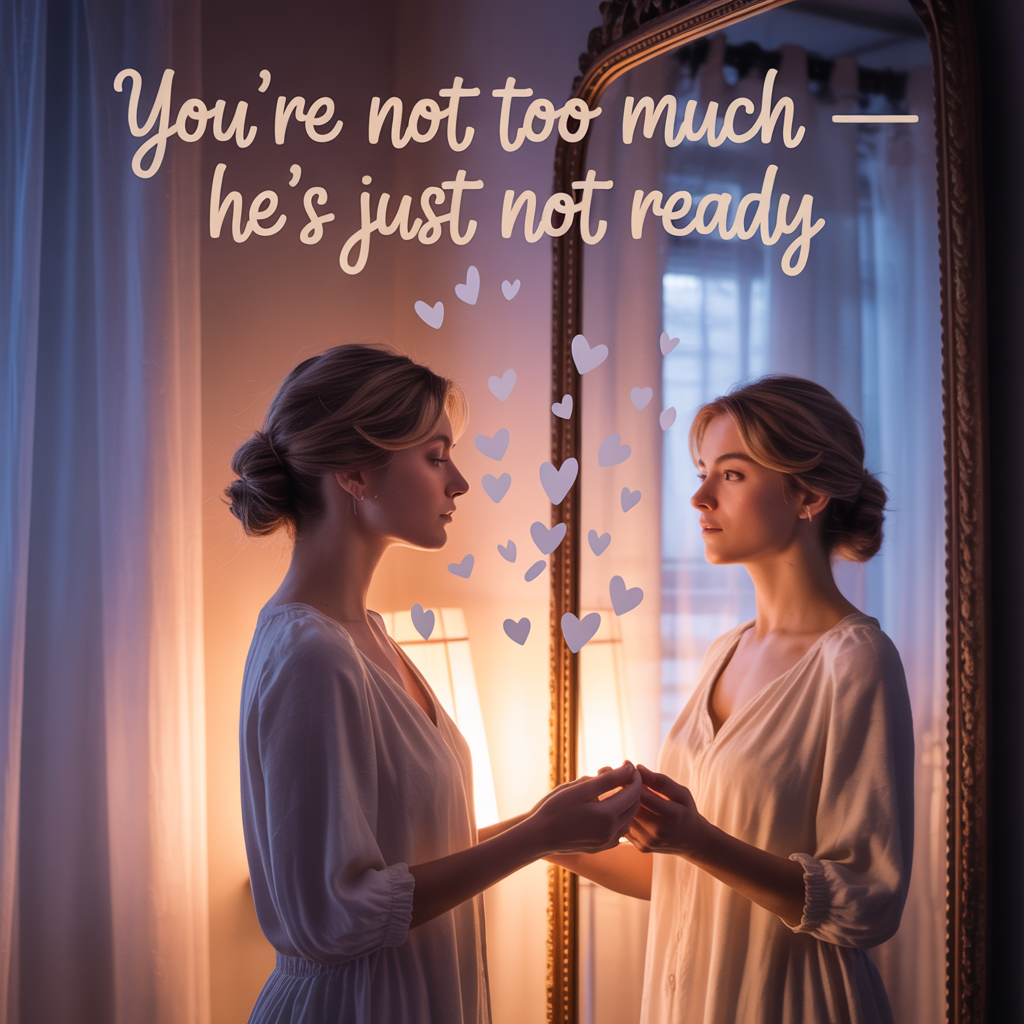 💞 You’re Not Too Much: He’s Just Not Ready