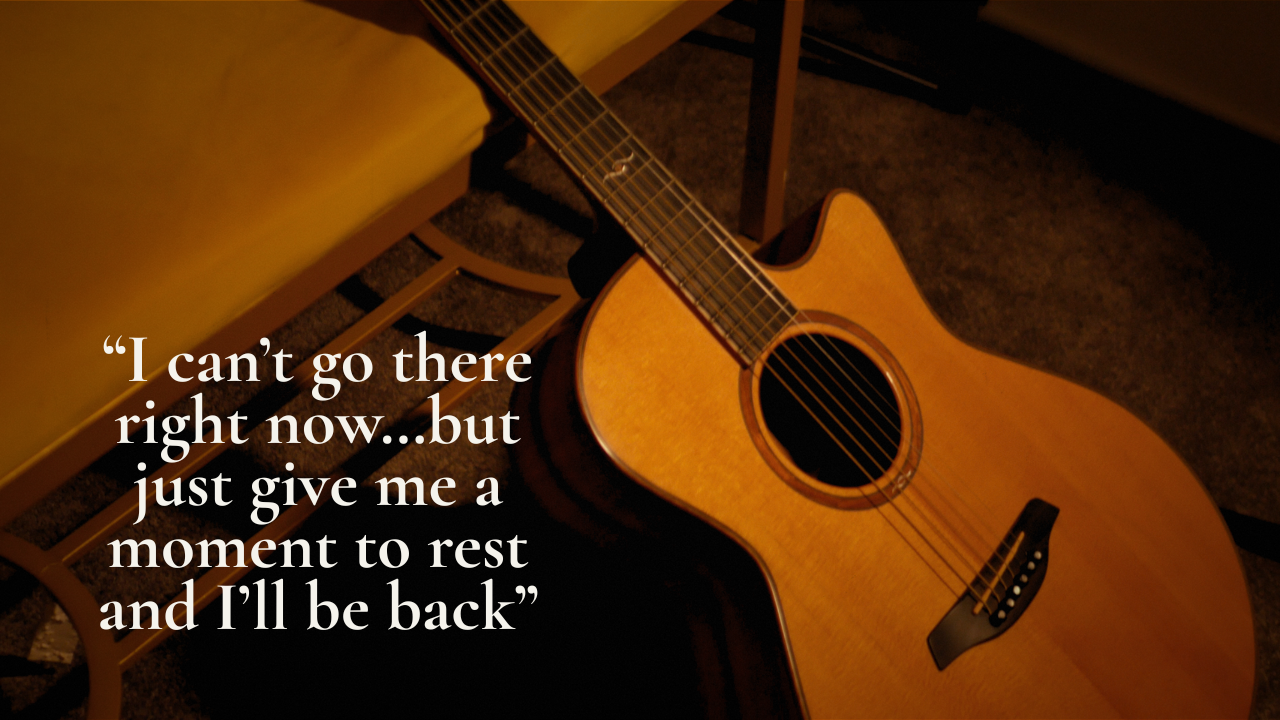 What happens when a musician finally lets themselves be vulnerable