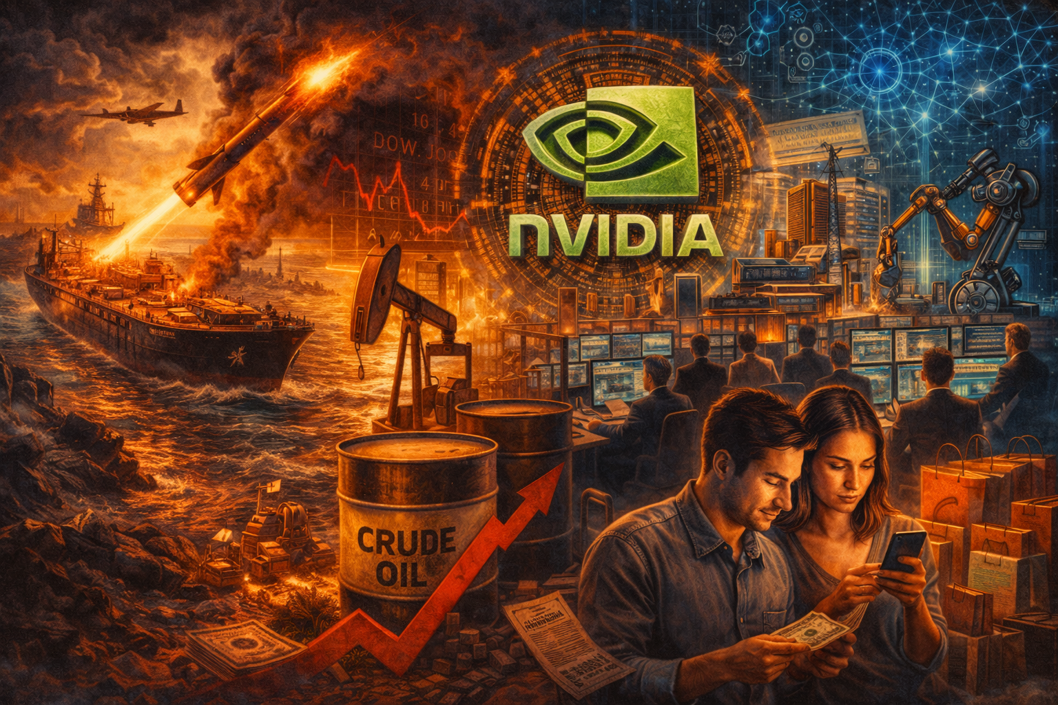 Iran Strike | Oil $80 | Nvidia Pullback | Retail Steady | AI Doubts