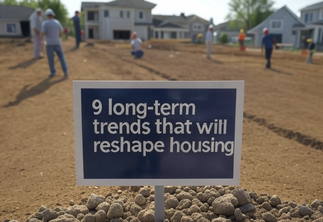 9 long-term trends that will reshape the housing market