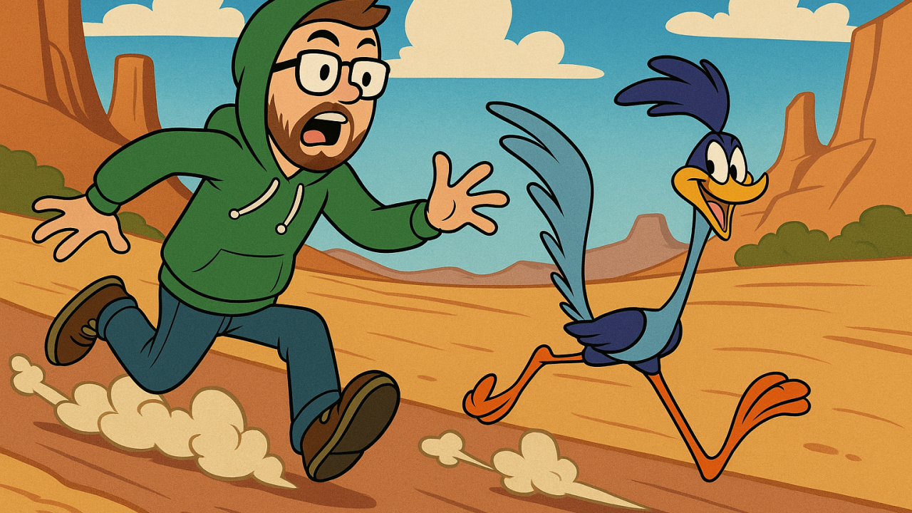 Don't be the coyote.