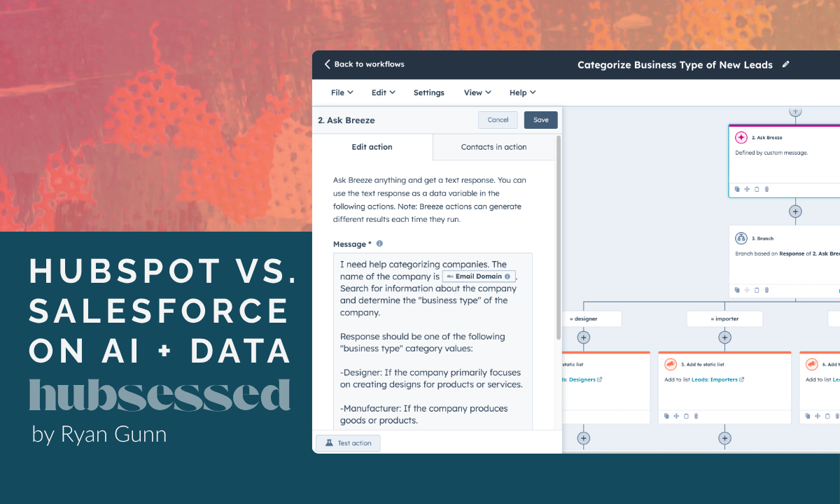 The CRM Arms Race: Salesforce vs. HubSpot on AI + Data