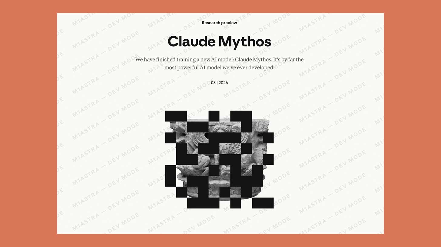 Anthropic's secret 'Mythos' model 