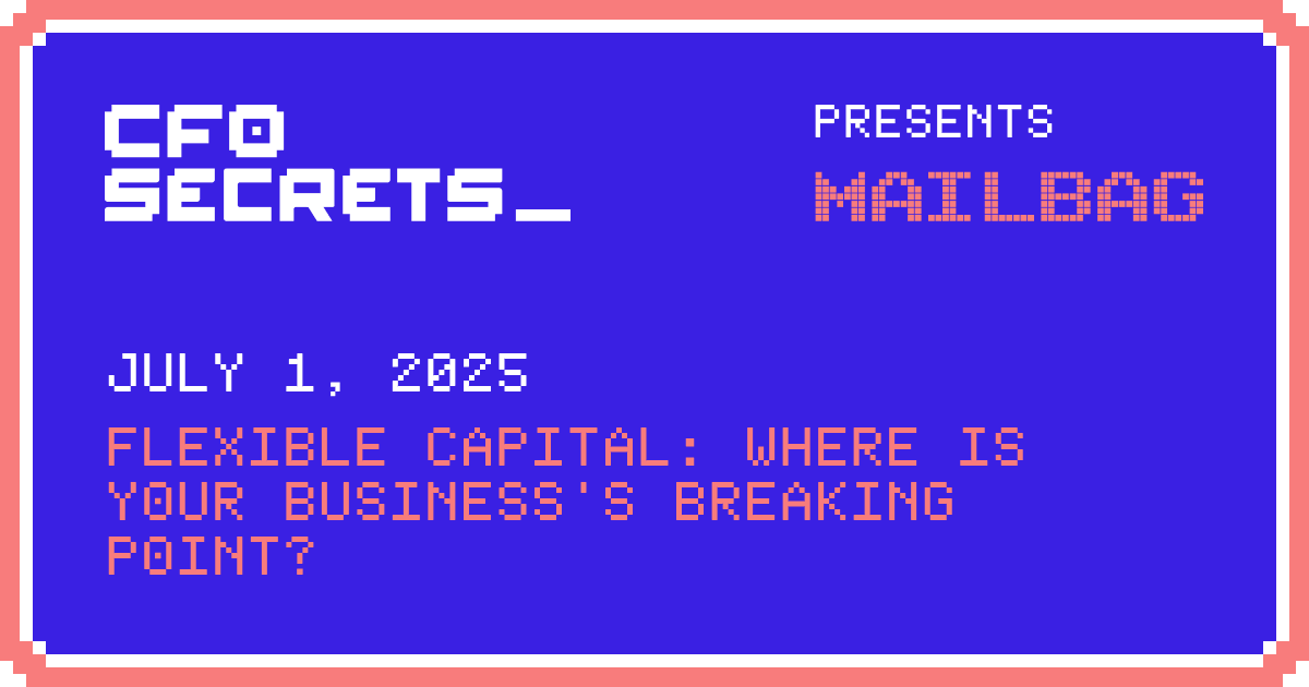 📬 Flexible Capital: Where is your breaking point?