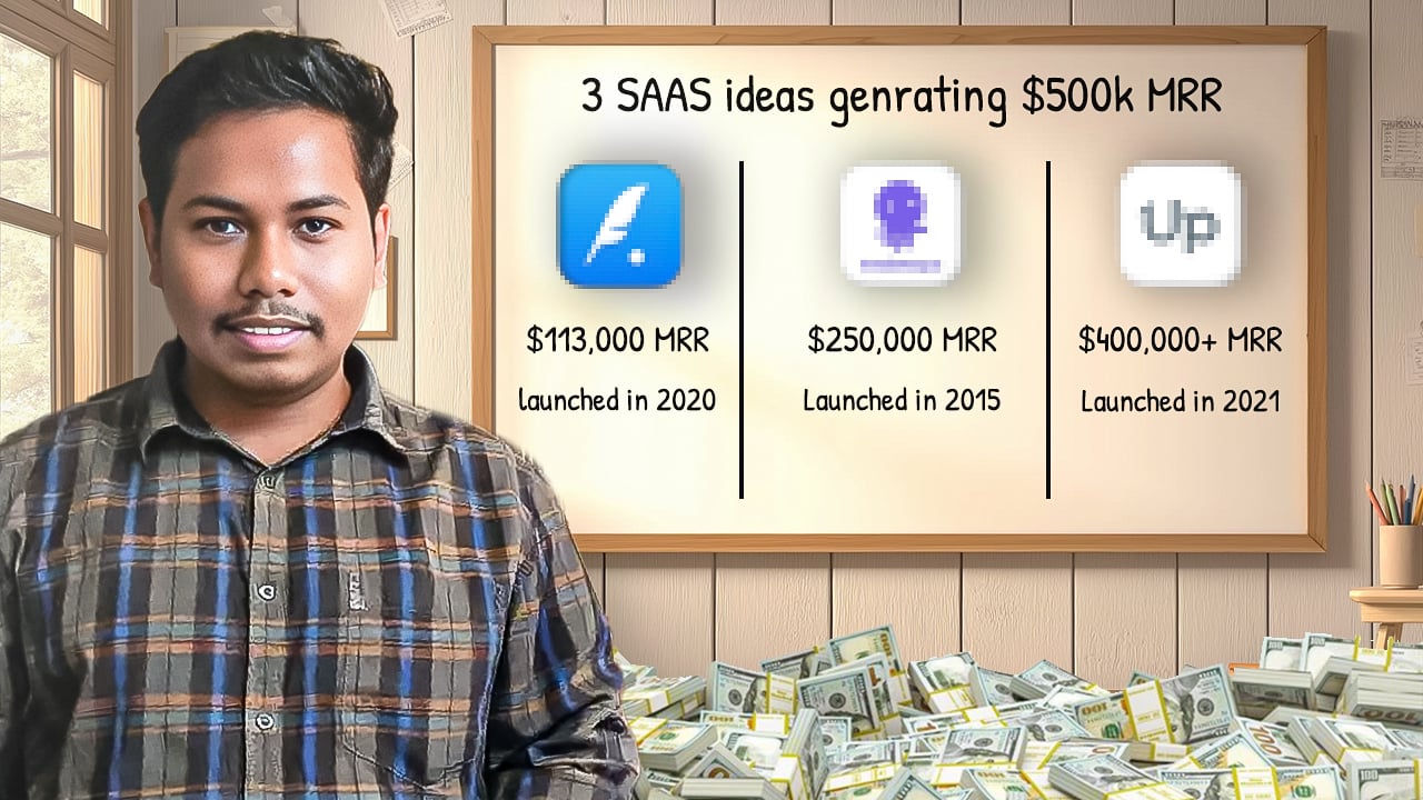 3 SAAS ideas jo har mahine $100K+ kama rahe hain.