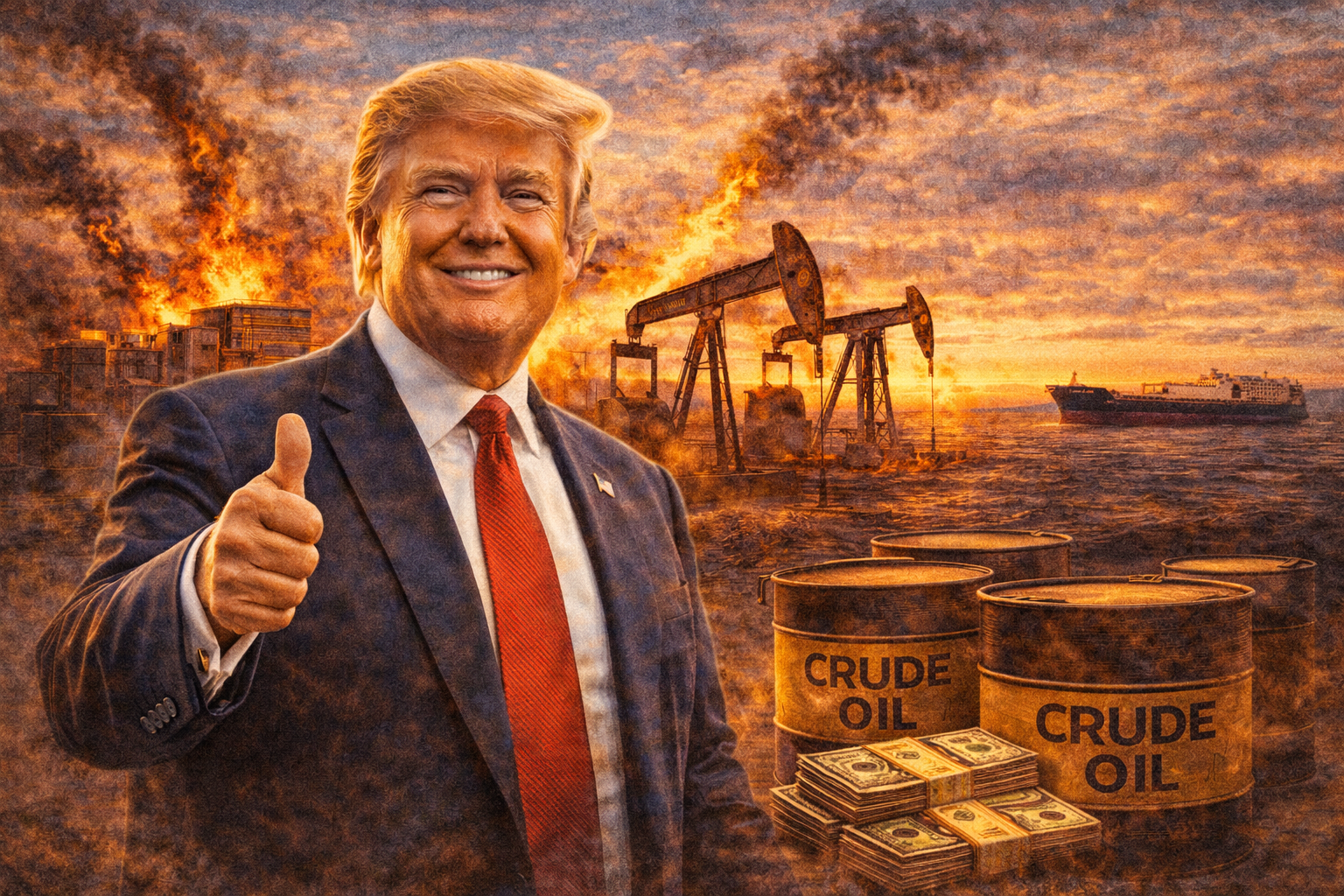 Oil Surges | Trump Optimistic | Qatar Halt