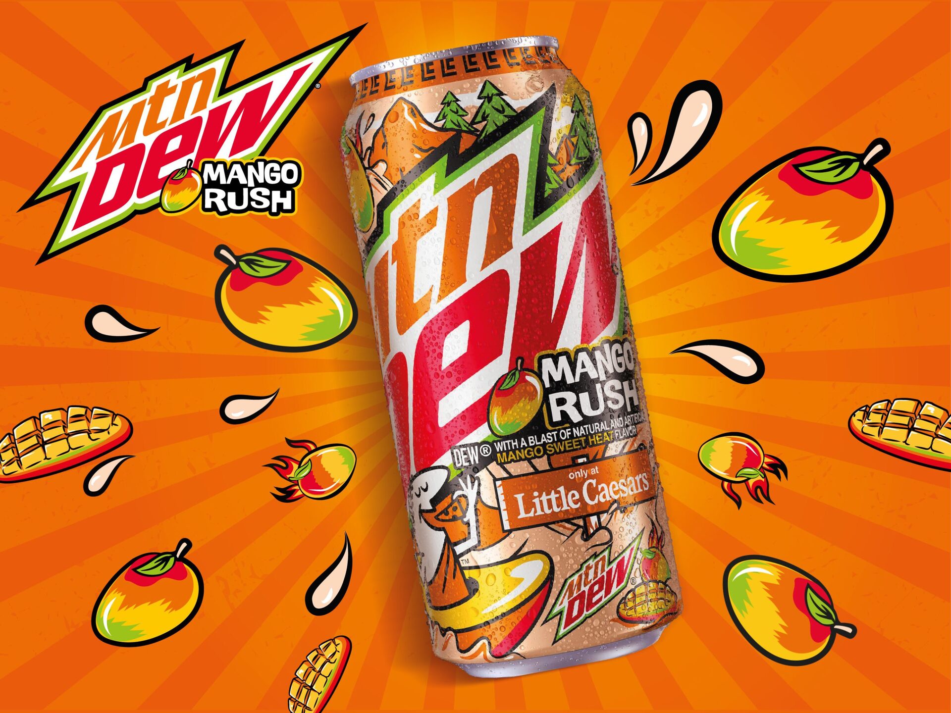 Mountain Dew Mango Rush Adds to America’s Long Love Affair with Pizza and Soda