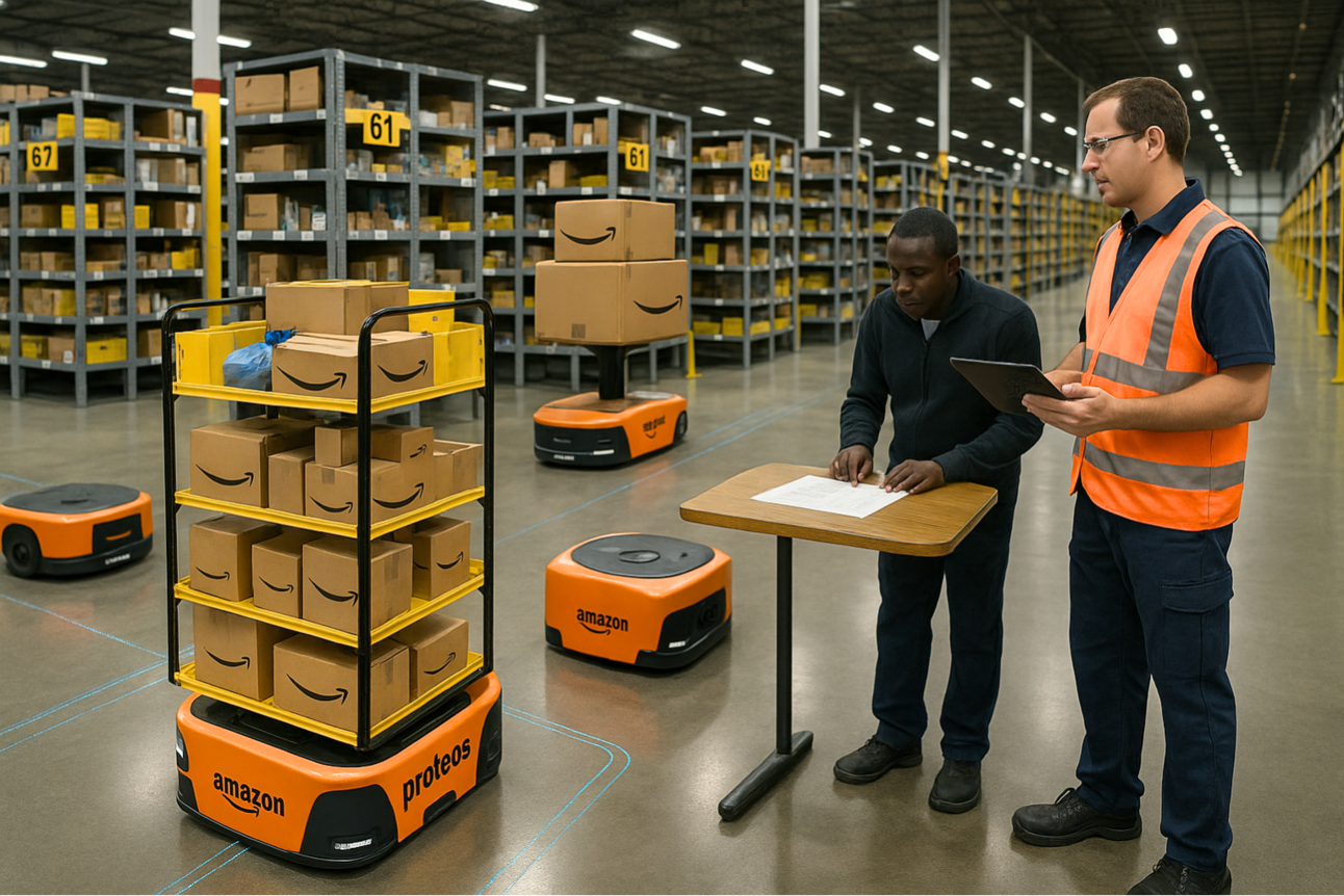 Amazon Deploys 1 Millionth Robot and Launches AI Model to Boost Fleet Efficiency