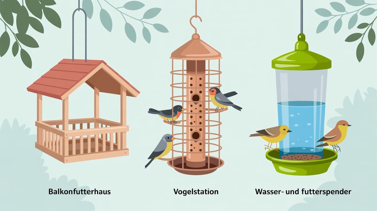 Vogelhäuschen auf dem Balkon - Deine gefiederten Garten-Helfer