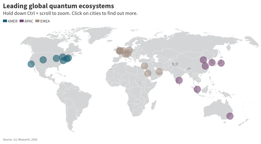 Who's primed? Six American regions ready to host tomorrow's quantum computers