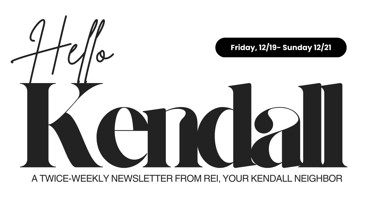Hello, Kendall — weekend plans made easy