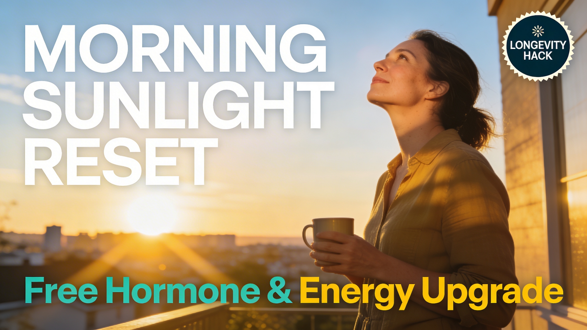 Morning Sunlight Reset: Unlock Hormones and Energy for Longer Life