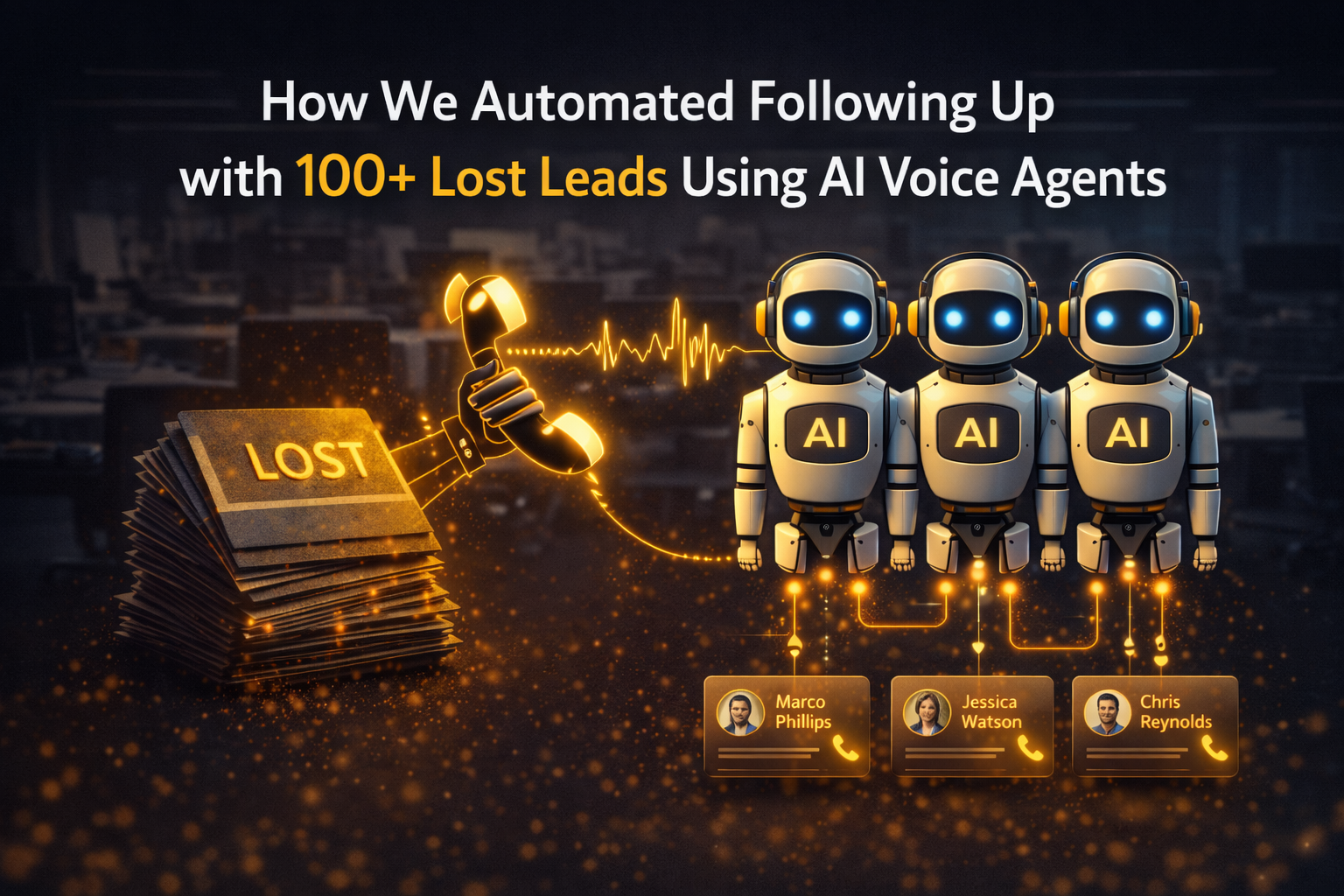 How We Automated Following Up with 100+ Lost Leads Using AI Voice Agents 
