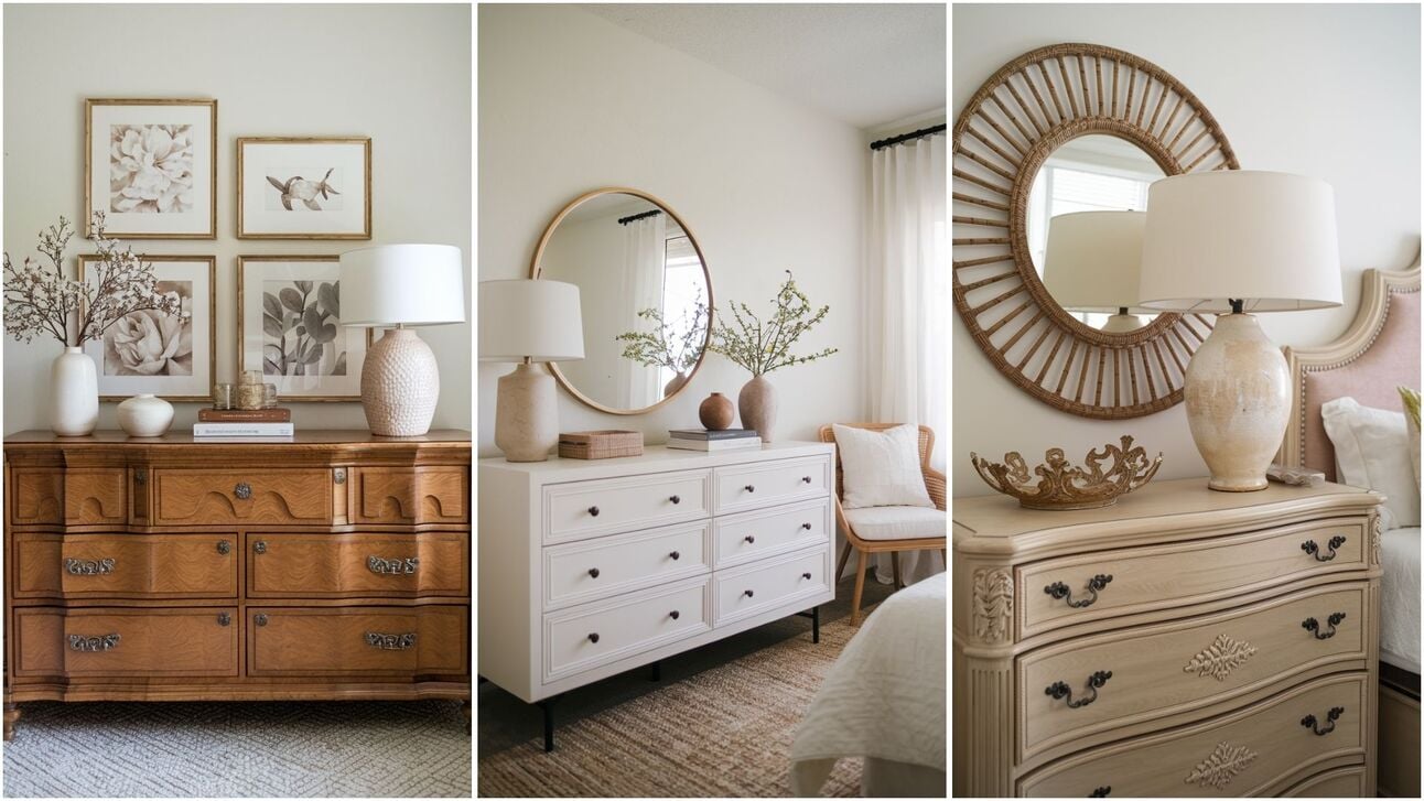 How To Decorate The Top of a Dresser