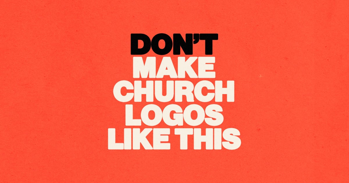 Don't Make Church Logos Like This