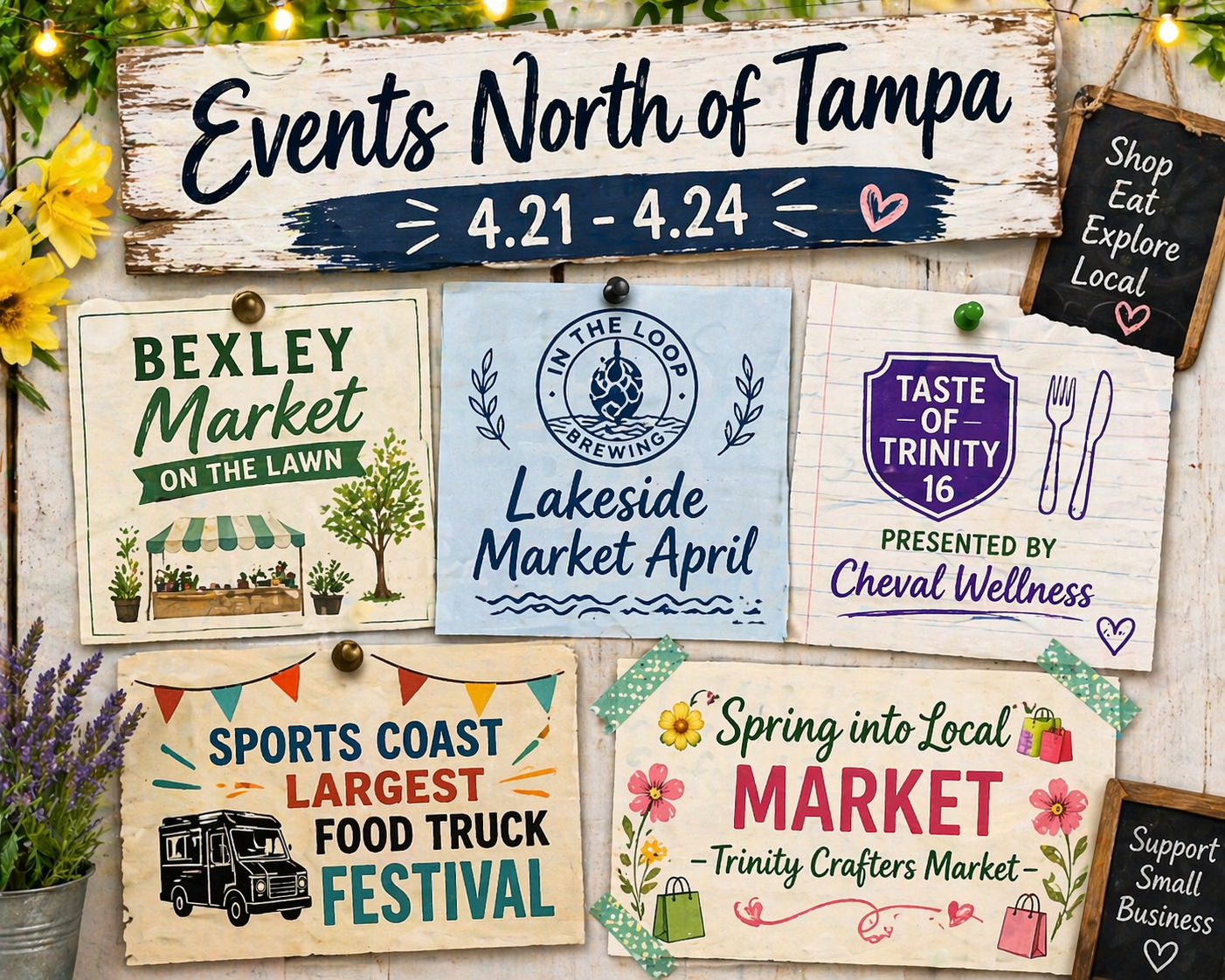 🎉 North Tampa Buzz Events 4.21 - 4.24
