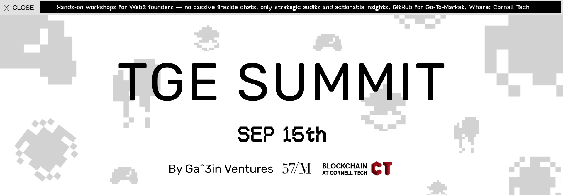 4 days till TGE Summit in NYC