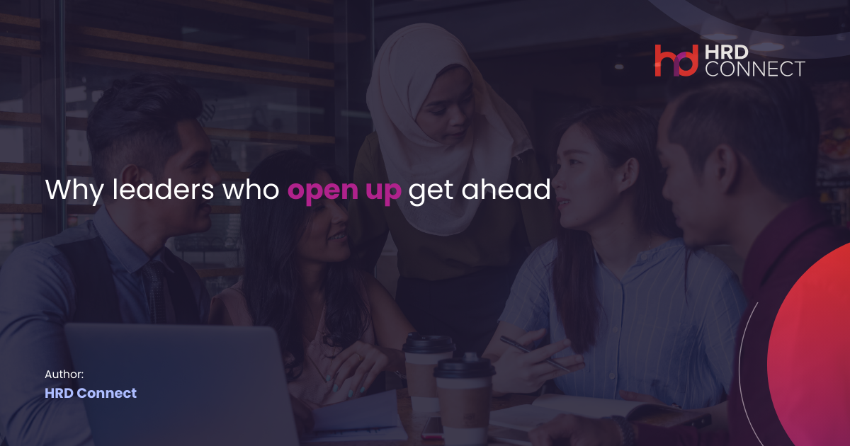 Why leaders who open up get ahead