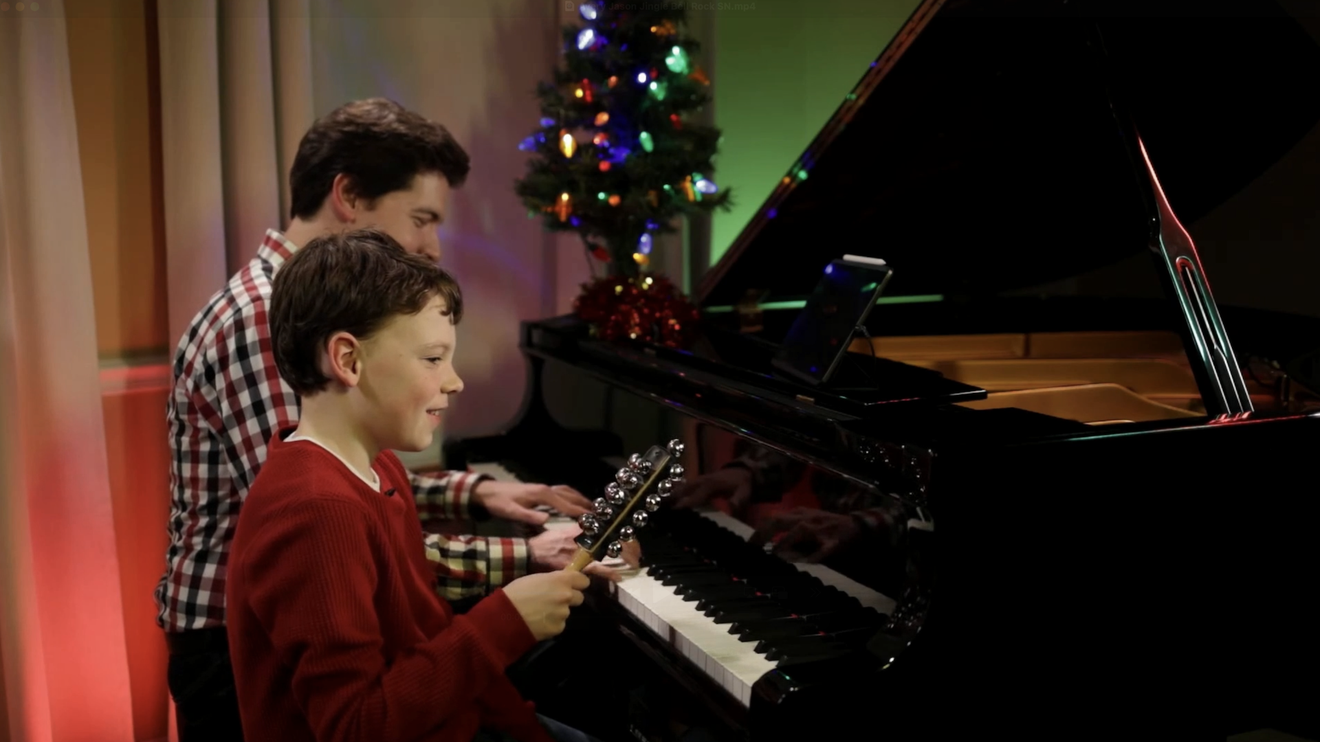 Avery & Jason Play a 🎵Jingle Bell Rock Duet!