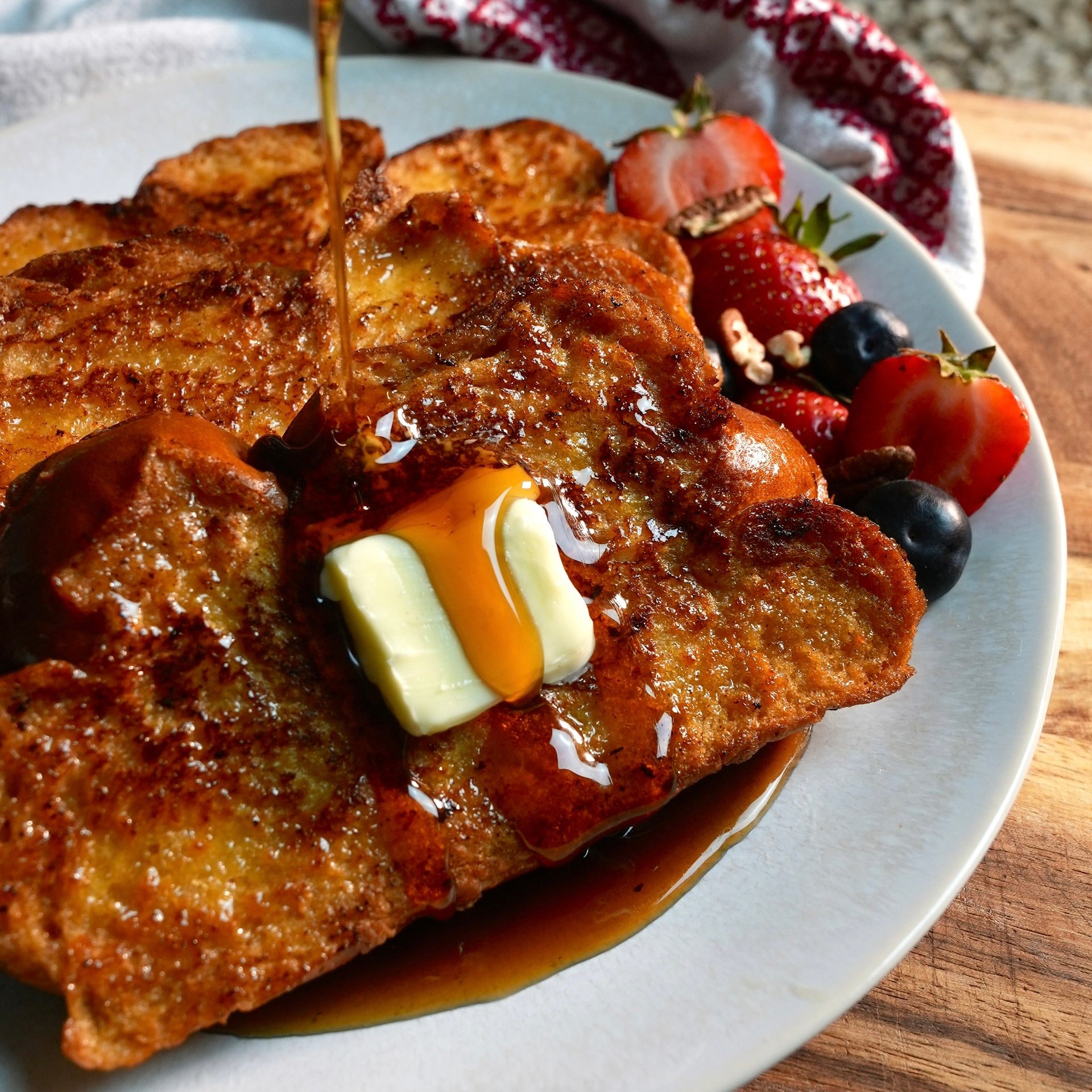 Vanilla Custard Challah French Toast