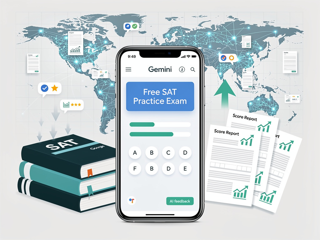 Google Offers Free SAT Prep Powered by Gemini AI